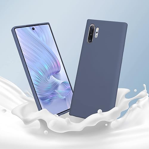 Miniatura 18 de Funda para Galaxy Note 10 Plus, silicona líquida, delgada, suave, TPU, protección de cuerpo completo, a prueba de golpes, para Galaxy Note 10 Plus