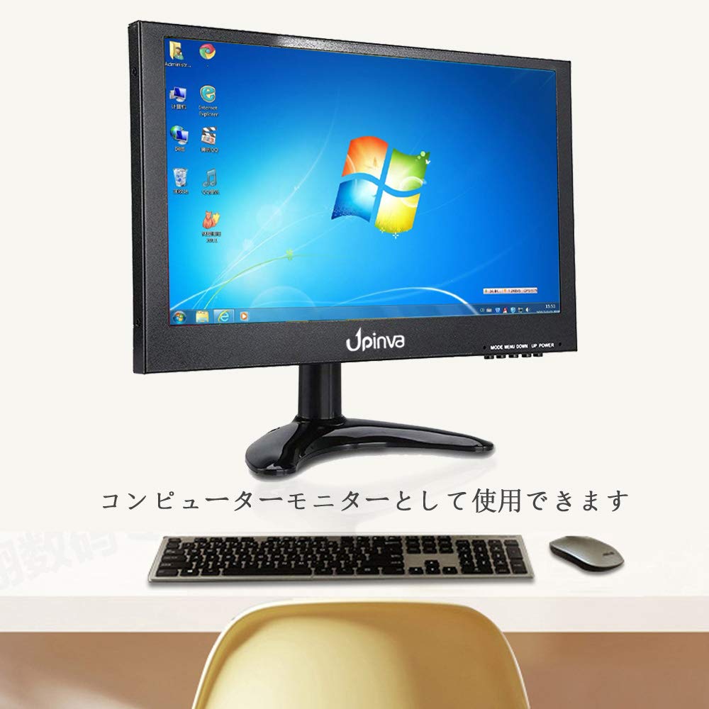 Amazon.co.jp: 10.1インチ IPS 小型 モニター 全視野 監視モニター