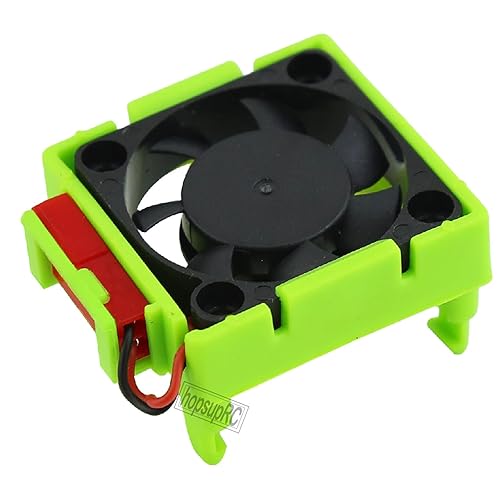 Miniatura 7 de VXL-3s ESC Motor Cooling Fan Upgrades Part for 110 SlashRustlerStampede VXL 4X4 2WD, disipador de calor de ventilador de alta velocidad Hops Up,