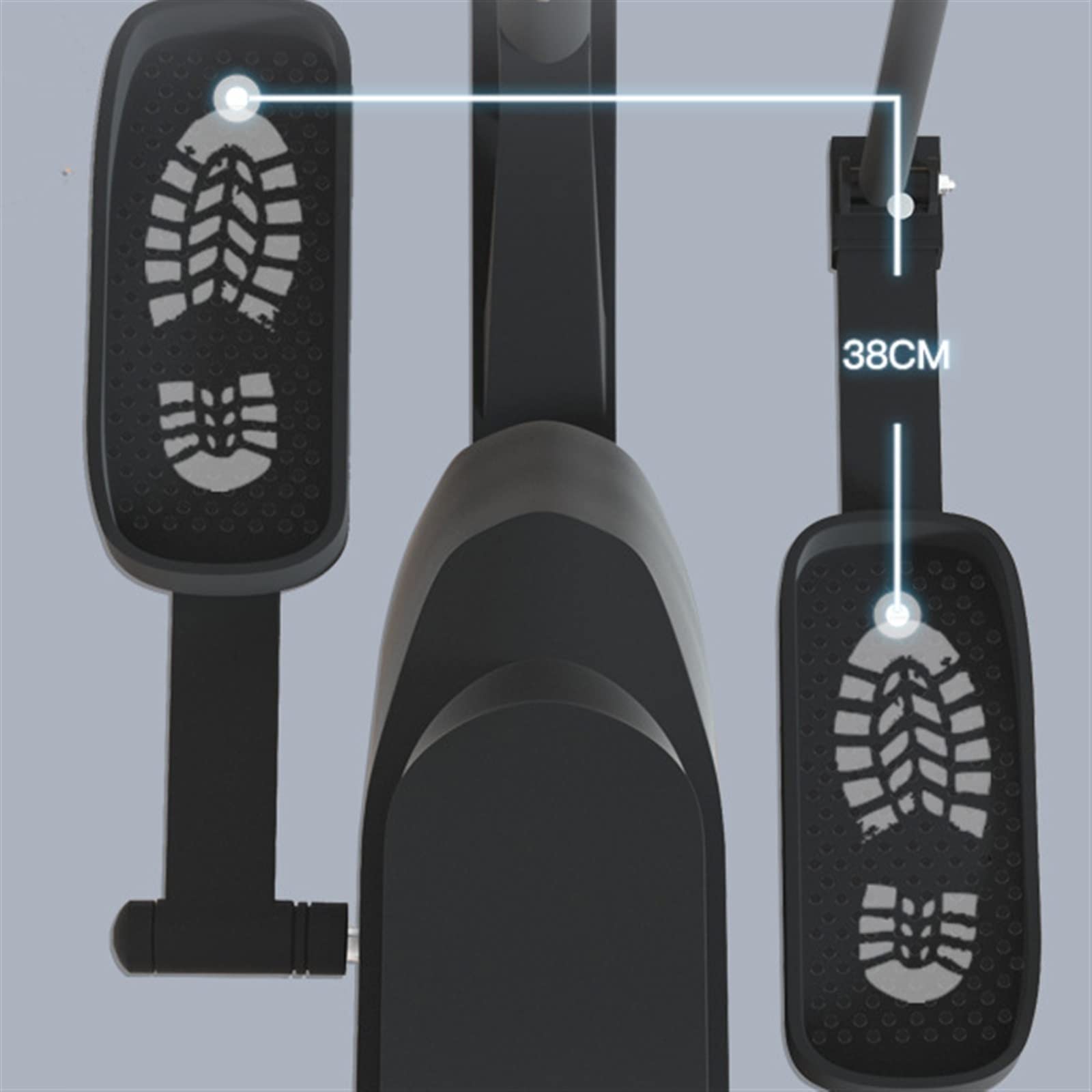 Bicicleta Elíptica Entrenador Elíptico Cinta de Correr Bicicleta Estática Magnética Máquina Elíptica Máquina para Correr Fitness Bicicleta Dinámica 8 Engranajes