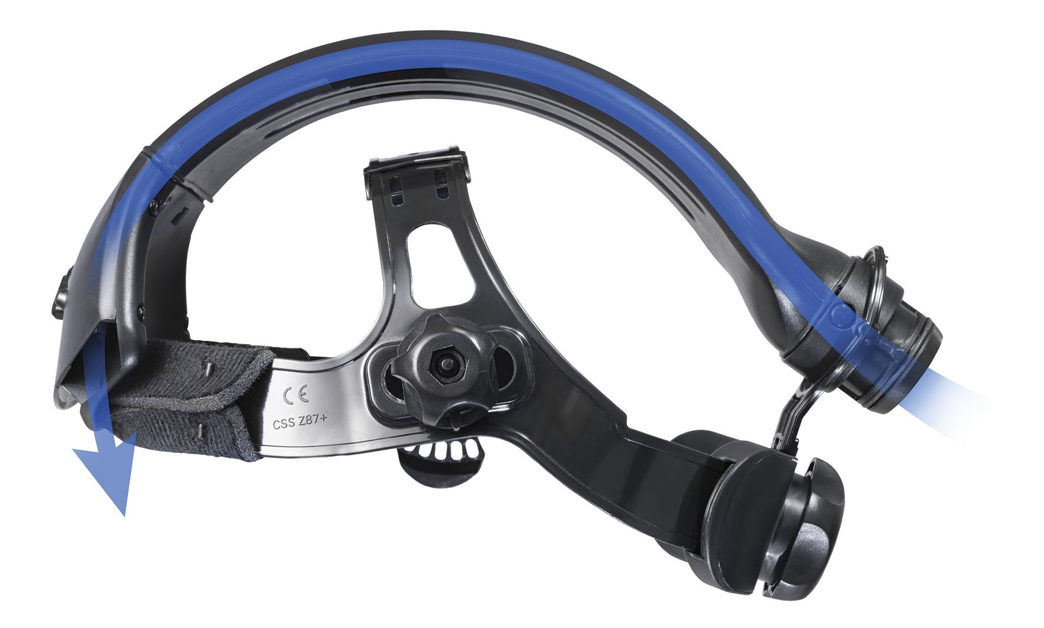 GYS, Masque de Soudage Respiratoire LCD GYSMATIC 3/9-13 G AIR True Color XL, Champ de Vision 100x60mm, Assombrissement Auto 0,04ms, Classe Optique 1/1/1/1, Filtre TH2 pour MMA, TIG, MIG/MAG & Meulage