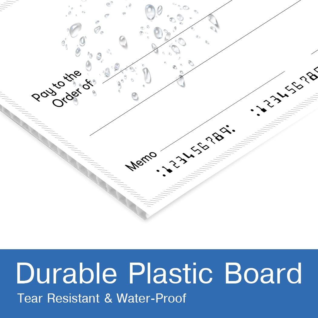 Giant Fake Award Presentation Dry Erase Check - 30" x 60" - Large Novelty Endowment Check for Endowment, Donations, Fundraiser - Big Blank Oversized Raffle Sweepstakes Reward Winners Check