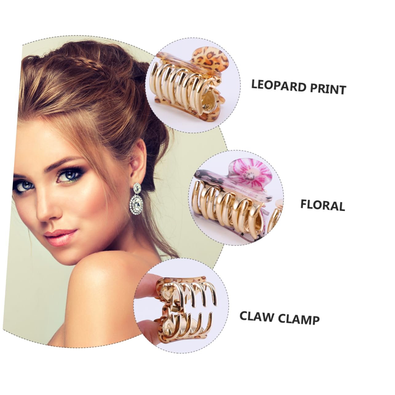 FOMIYES 36stücke Teiliges Haarklammern Für Damen Blumen Und Leopardenmuster Rutschfeste Haarclips Für Dickes Und Dünnes Haar Für Alltag Und Besondere Anlässe