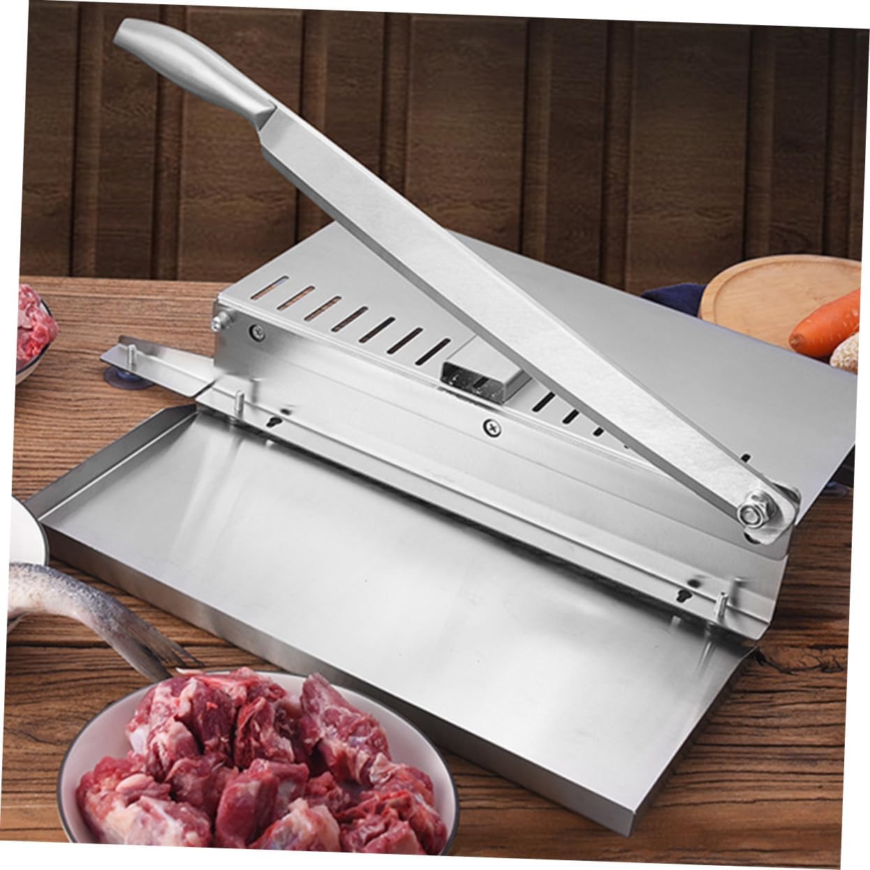 Electric Meat Slicer Machine Meat Chopper Knife Food Slicer for Home Bbq