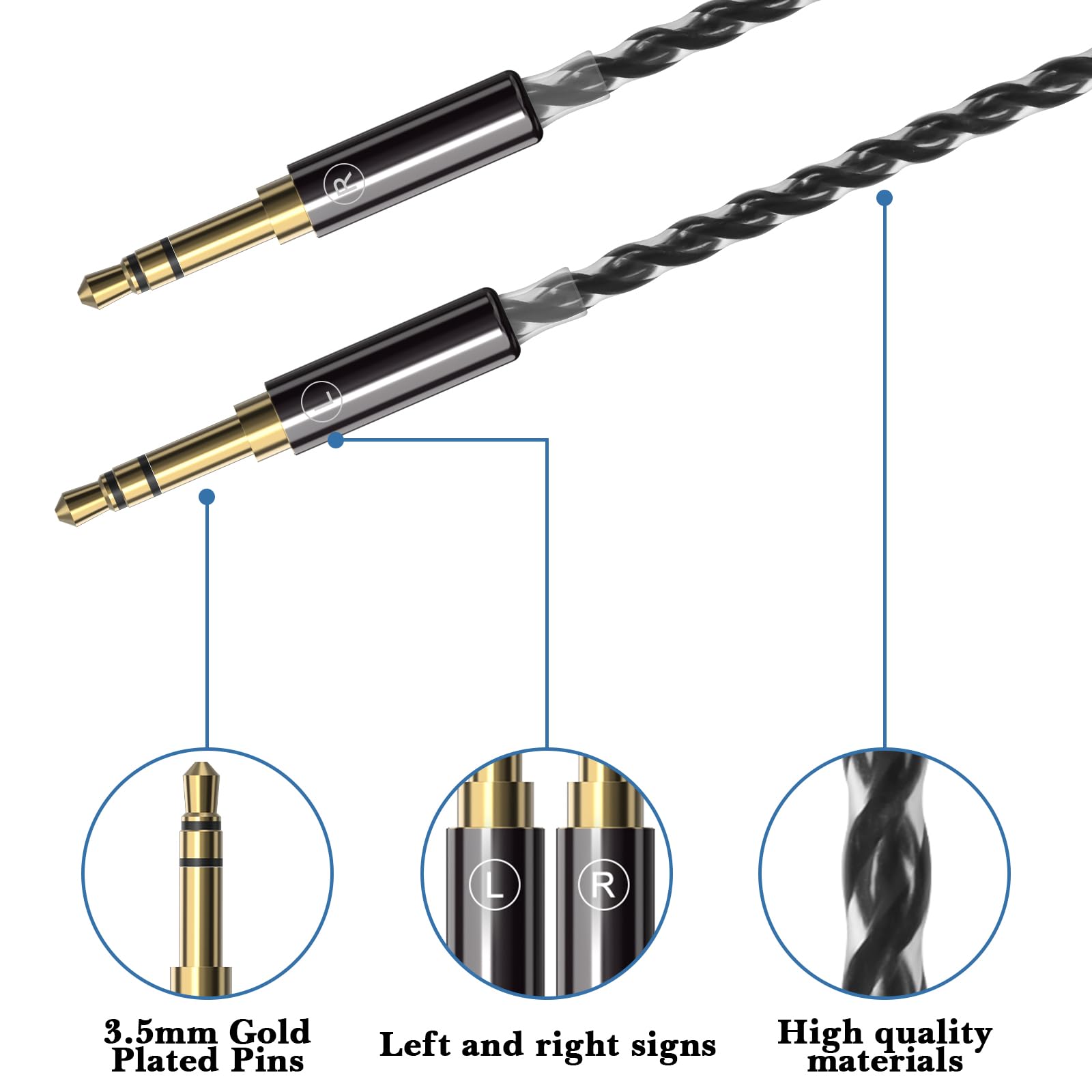 Amazon.com: Linkidea Upgrade 6N Audio Cable for HIFIMAN Edition XS