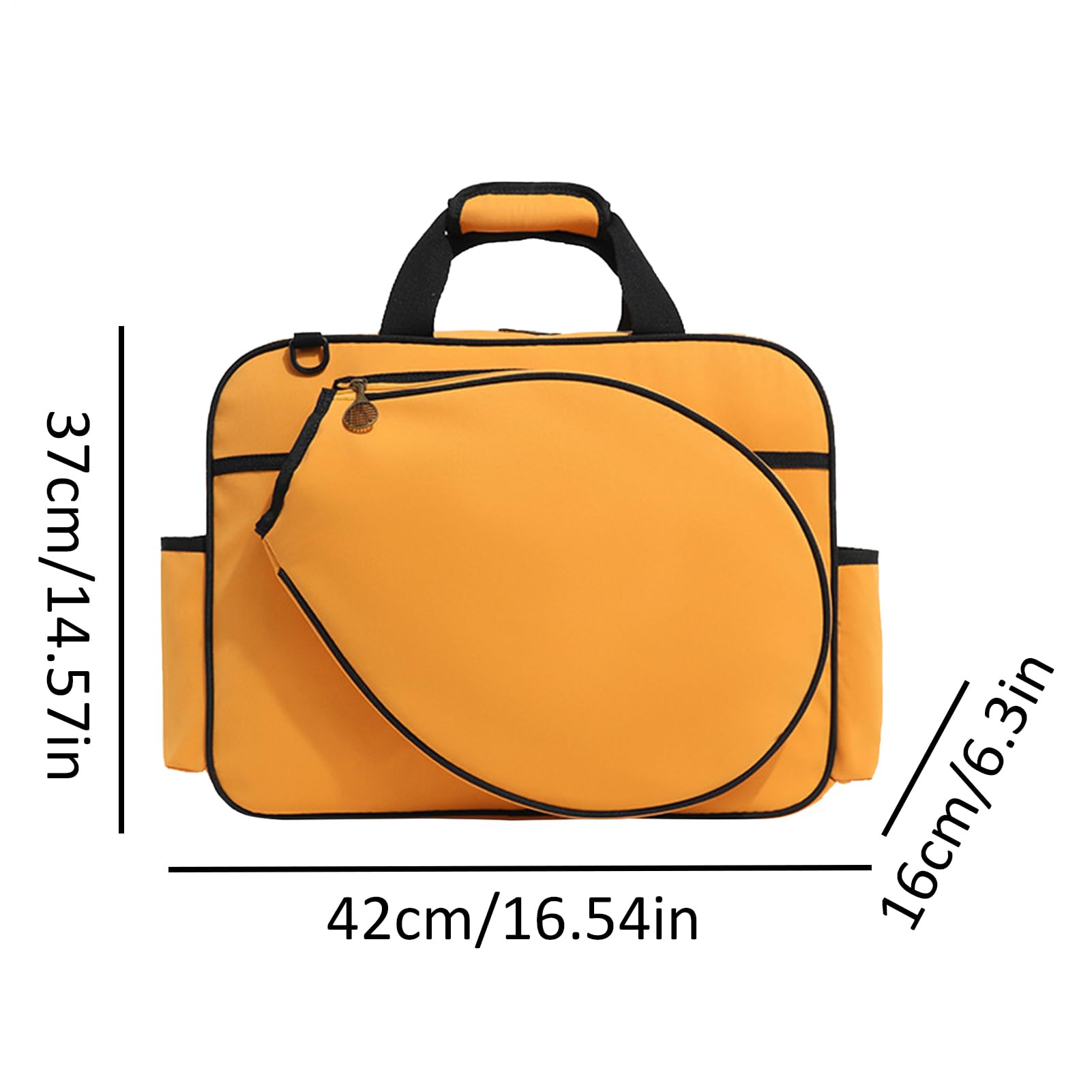 Borsa per racchette da badminton – Elegante borsa da trasporto, zaino portatile | Fodera interna in poliestere leggera e resistente, struttura moderna e raffinata, perfetta per viaggi, scuola e