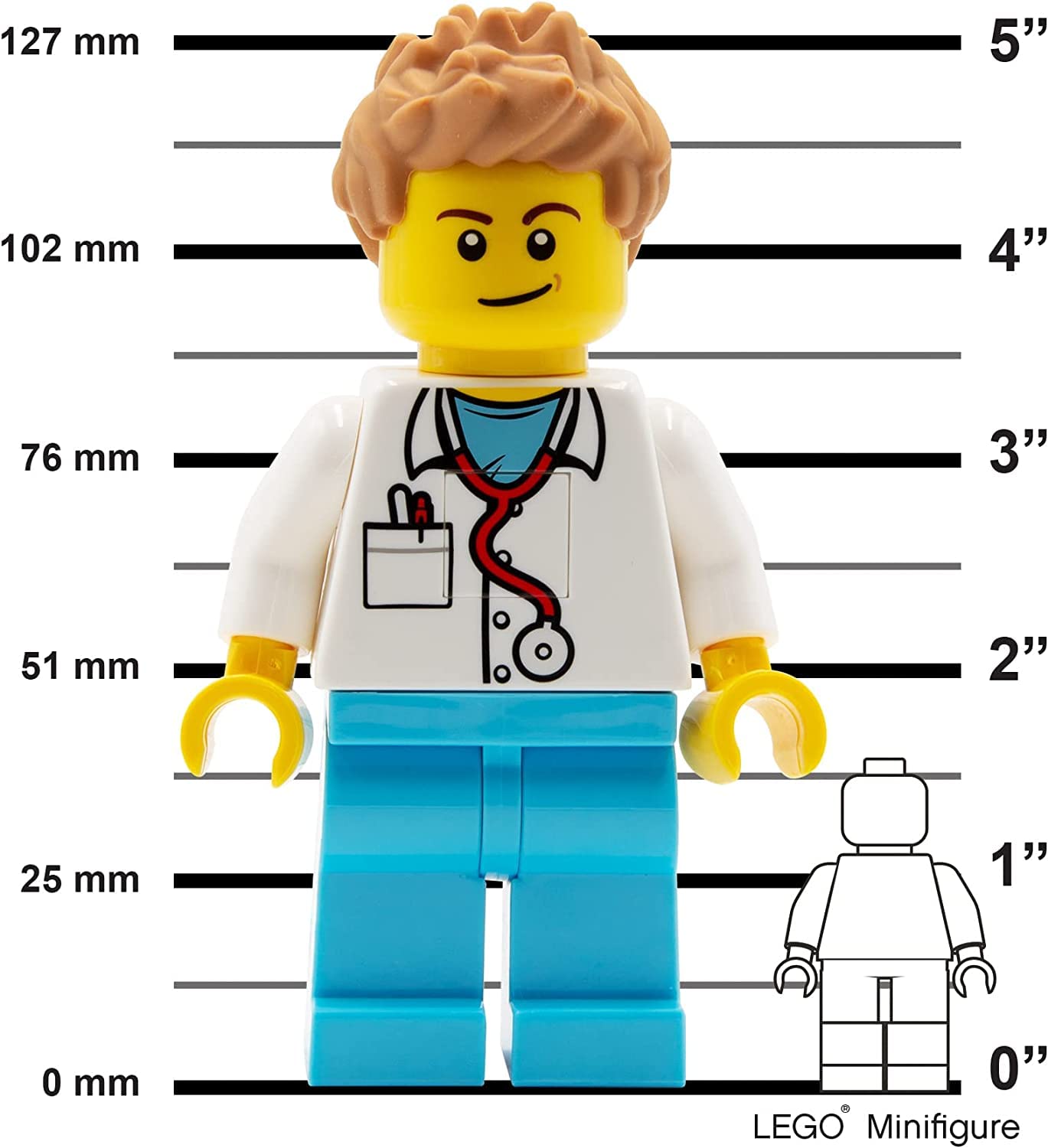 Lego Classic Doctor Torch (TO48) - 5 Inch Tall Figure
