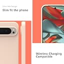 YATWIN Silicone Back Case for Google Pixel 9 Pro XL, Soft-Touch Phone Back Cover for Google Pixel 9 Pro XL - Link Pink gallery image