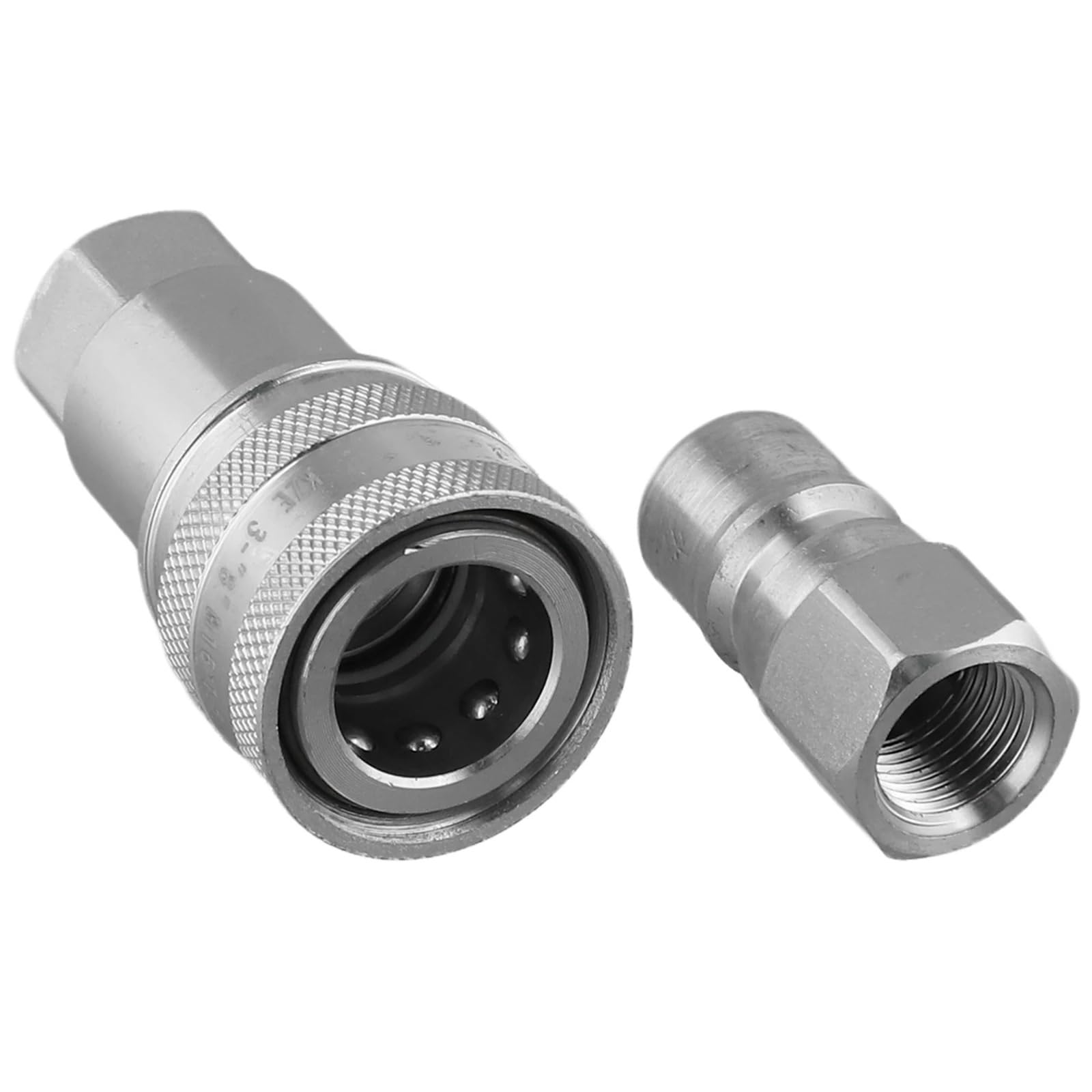 Sfera d'acciaio che blocca l'attacco rapido idraulico Facile utilizzo Accessorio for raccordo idraulico Accessorio Materiale in acciaio al carbonio