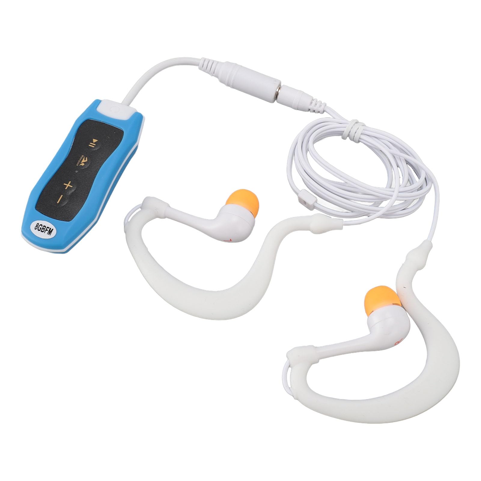 Lettore MP3 Impermeabile, Lettore MP3 Subacqueo Portatile da 8 GB USB 2.0 Compatto a Bassa Perdita con Auricolare Impermeabile per Corsa e Immersioni (#5)