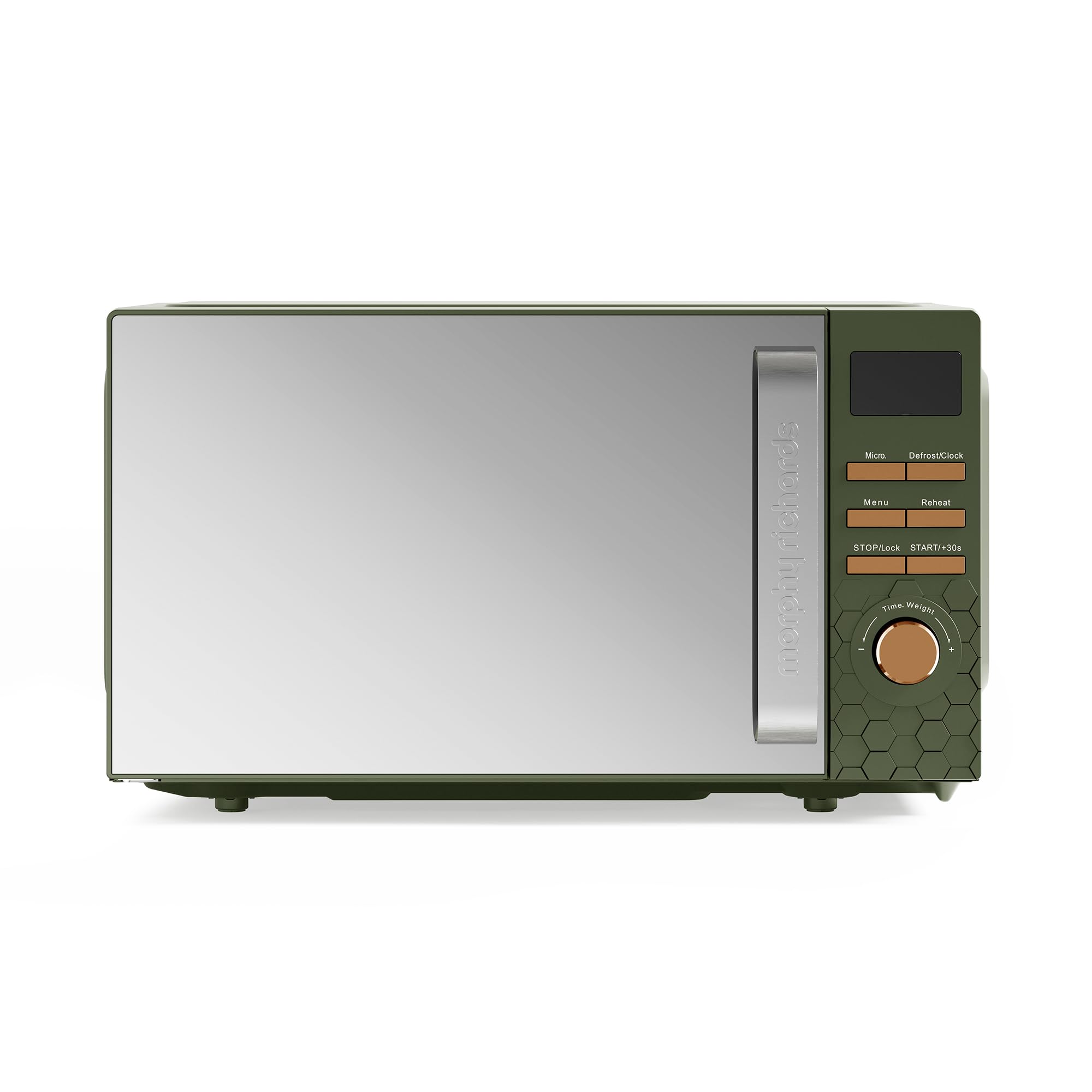 Morphy Richards Cassini Digital Glass Microwave, 20L Capacity, Stainless Steel Inner Cavity, 6 Power Levels, Defrost, 95 Minute Timer, 24.5cm Glass Turntable, Easy Clean, 800W, Moonless Night, 511420 — view 8