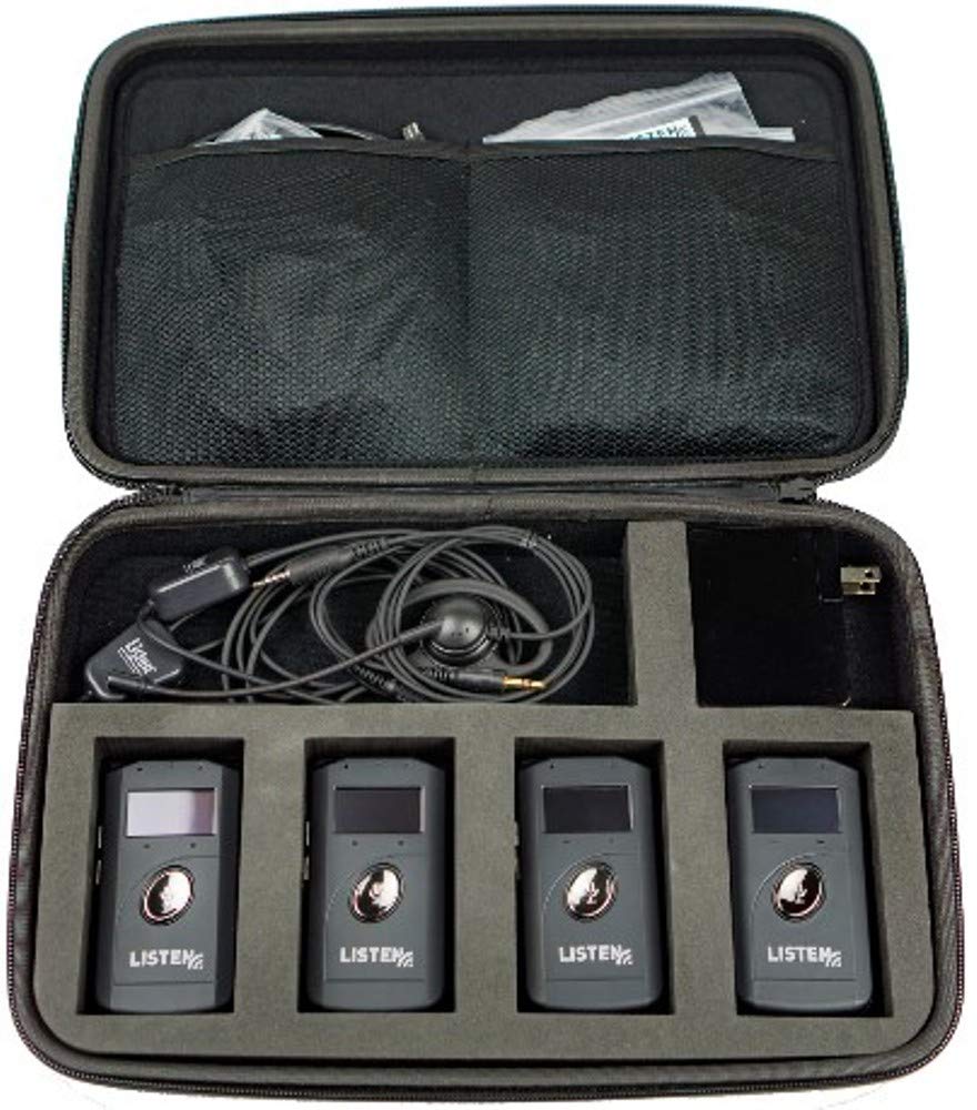 Listen Technologies LKS-4-A1 ListenTALK Portable ADA Kit; Takes Less Than a Minute to Set Up and Use; Simple User Interface; Easily Portable in Small, Compact Case