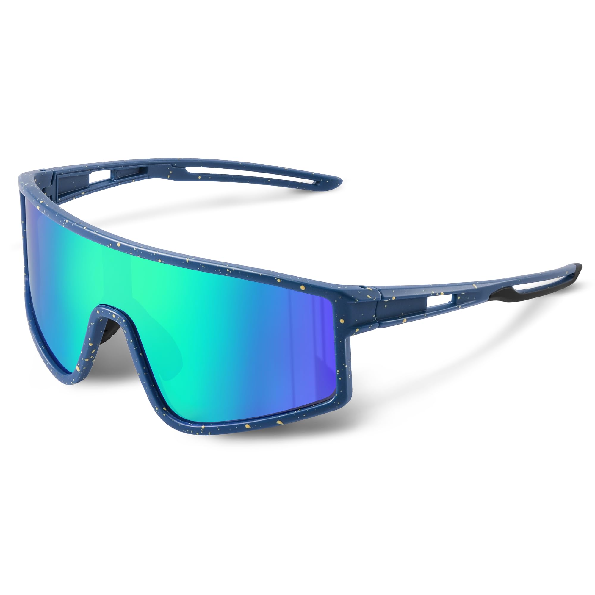 Sports Baseball Cycling Sunglasses for Men: Polarized Sunglasses for Women Youth UV400 Protection Running-image-23