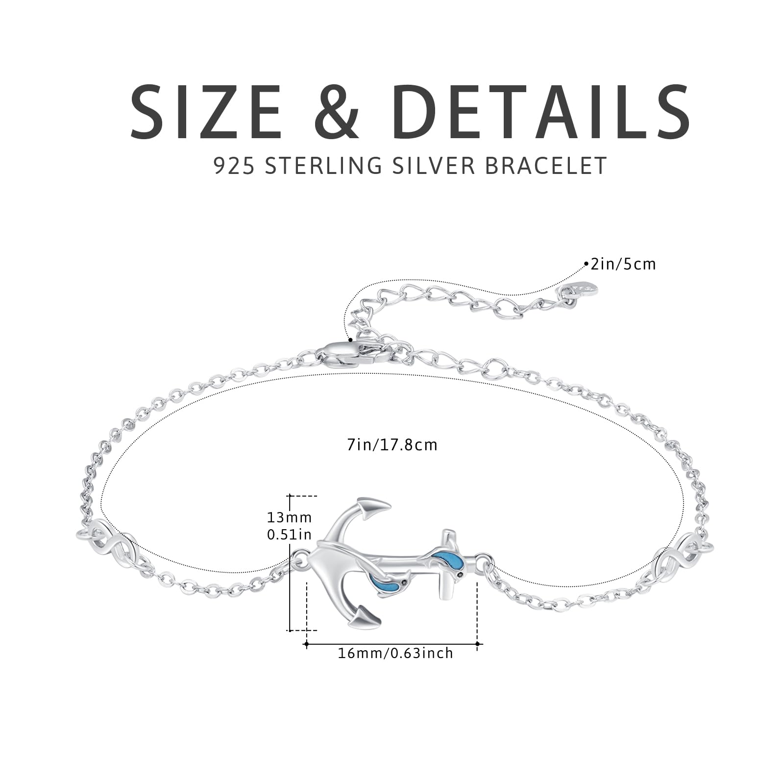 REDSUN Damen Armband 925 Sterling Silber Koala/Schmetterling/Böses Auge/Faultier/Kompass/Baum des Lebens Armband Verstellbares Armband für Frauen Mädchen Ehefrau Mutter Tochter