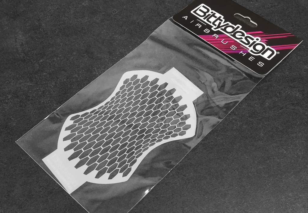 Stencil for graphic arts - Honeycomb V2 (honeycomb)