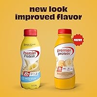 Vista 2 de Premier Protein - Batido de proteína sabor a plátanos y crema, 30 gramos de proteína, sin azúcar añadida, 24 vitaminas y minerales para apoyar