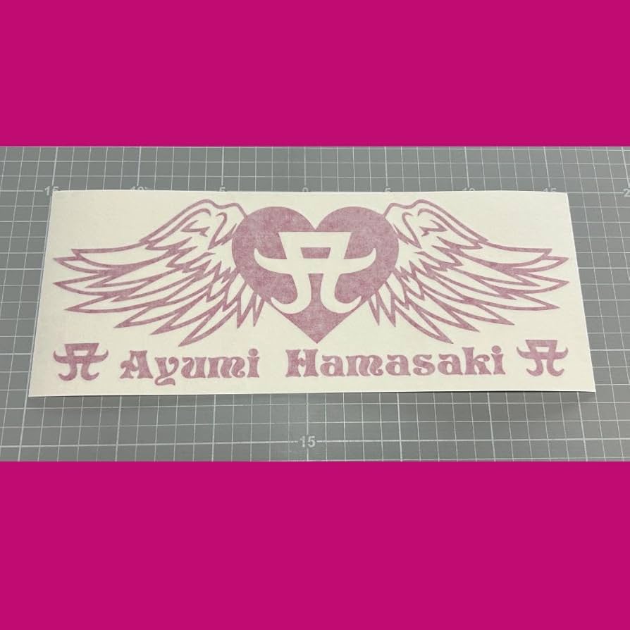 Amazon.co.jp: 浜崎あゆみ カッティングステッカー 羽 横300mm