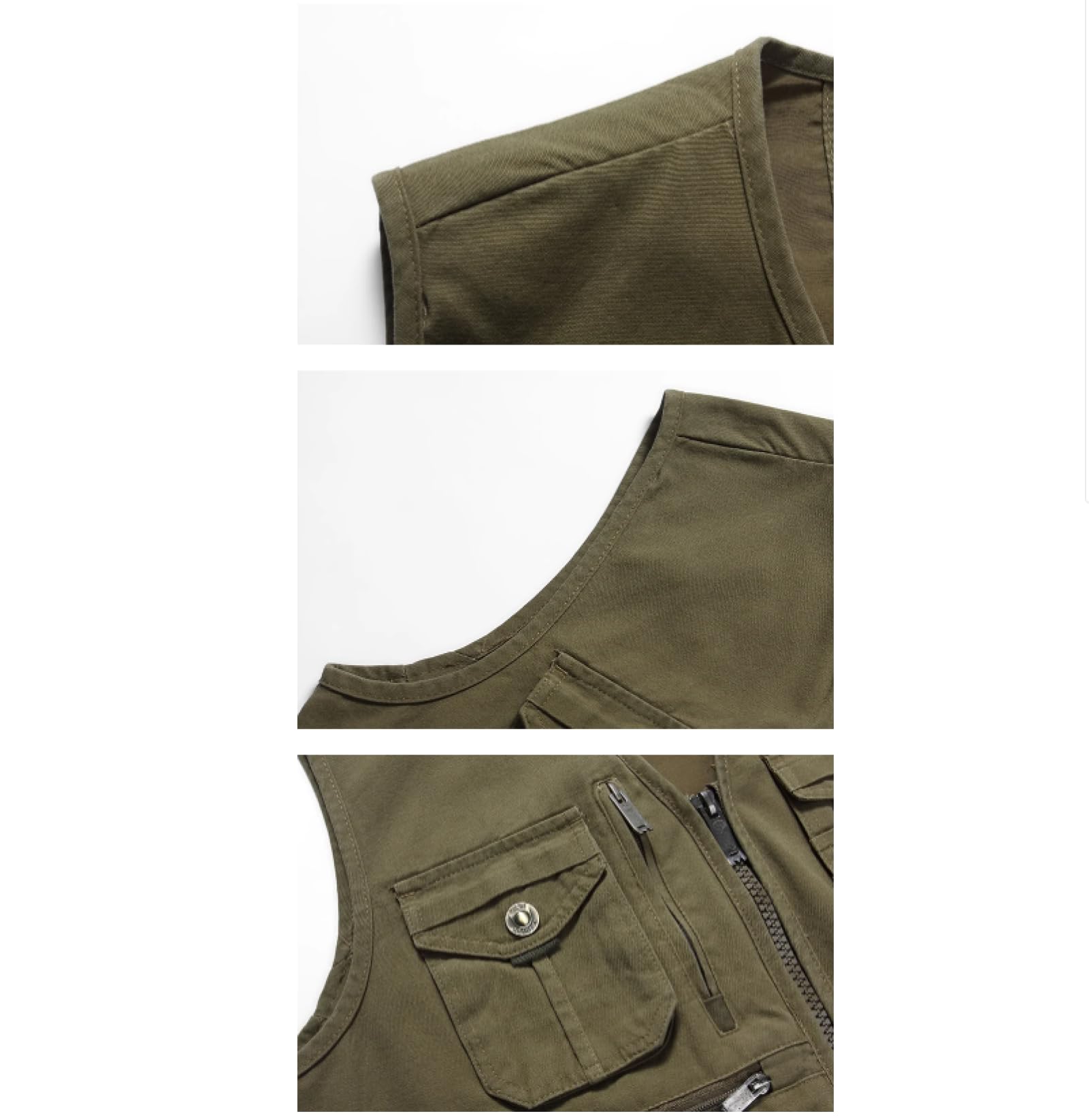 Weste Vest Mehrfach-Taschen Weste Für Männliche Freizeit Fotograf Reise Ärmellose Jacke Werkzeug Weste Mit Vielen Taschen