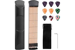 Pocket Power: 6-Fret Portable Guitar Practice Neck