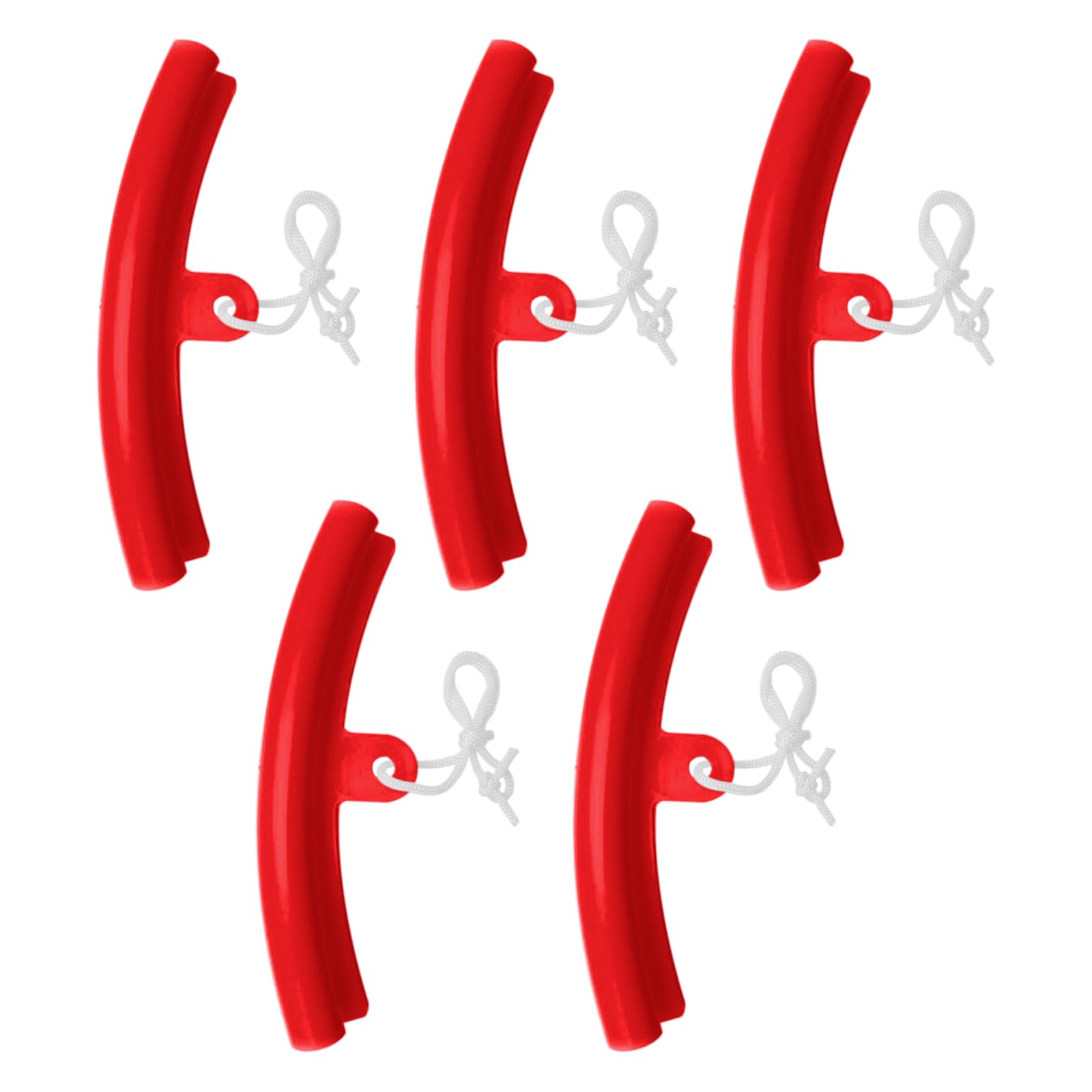 ALI2 5 Stück Felgenschutz Reifenmontage,Felgenschützer,Felgenkantenschutz,Reifen Montageschutz,Felgenschutz Für Schützt Felgen Vor Abnutzung Und Kratzern (Rot)