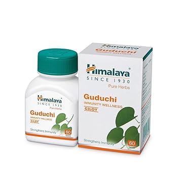 Himalaya Pure Herbs Guduchi Strengthens Immunity Wellness, Giloy, 60 Count - image, photos