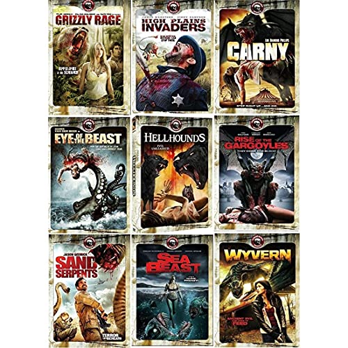 11 Maneater Movie Collection: Grizzly / Shark Swarm / The Beast / Carny / Eye of the Beast / Hellhounds / High Plains / Rise of Gargoyles / Sand Serpents / Sea Beast / Wyvern - Ed Quinn