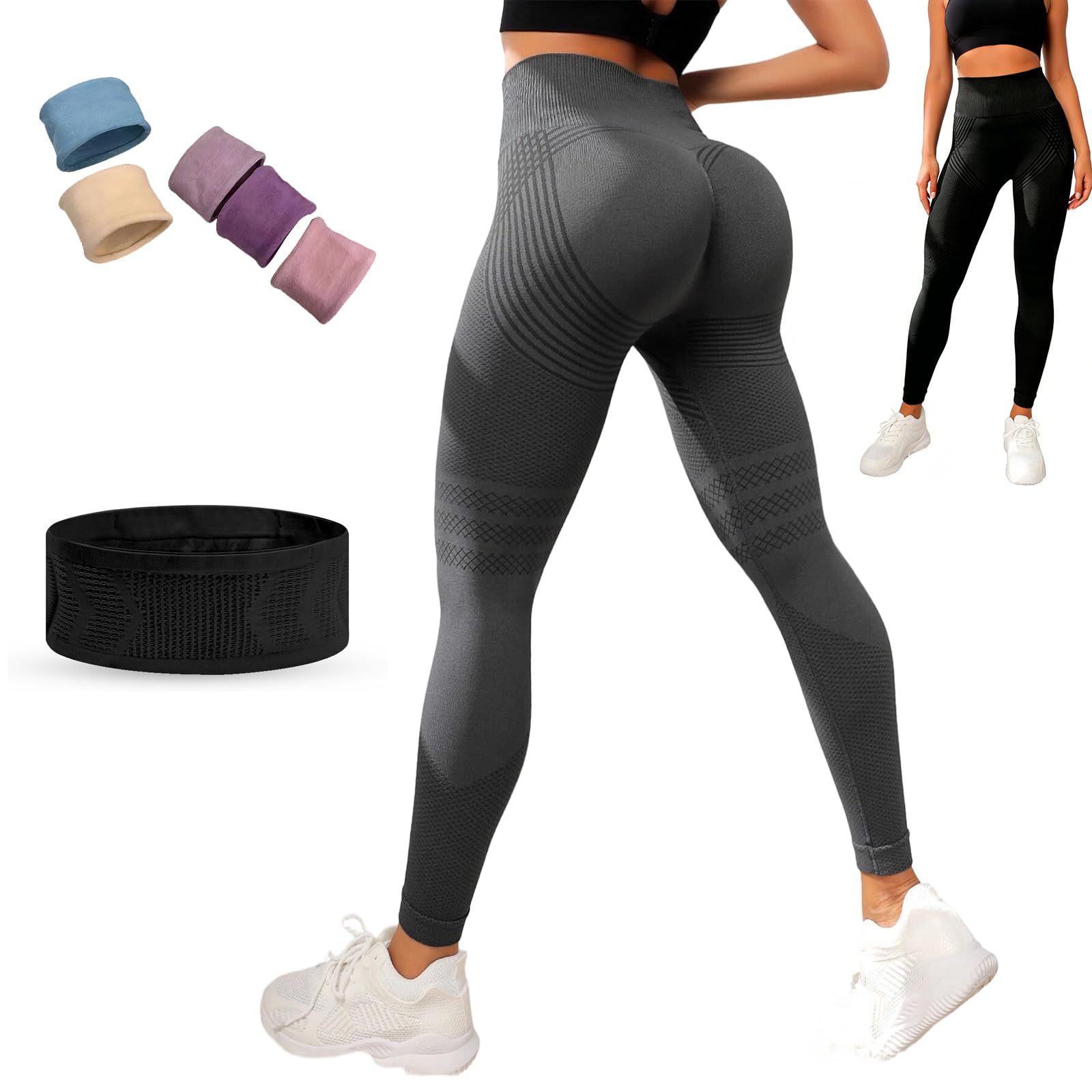 Doletics Cellulite Leggings, 3D Leggings Cellulite Compression, Yoga Pants for Shape, Exercise, Flatten Abdomen