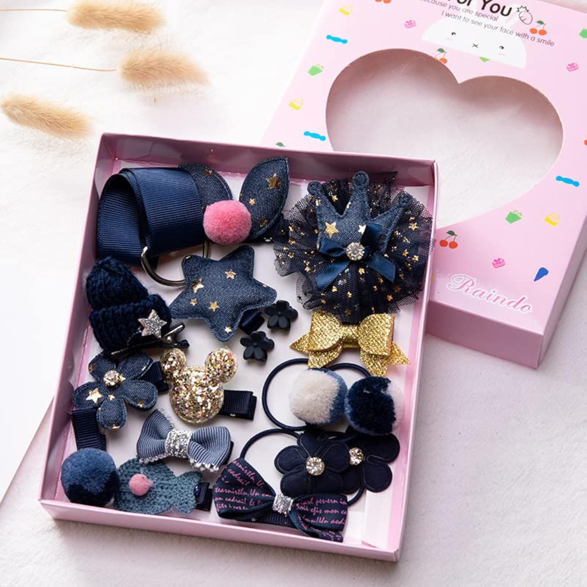 18 Pcs Hair Accessories Combo Set