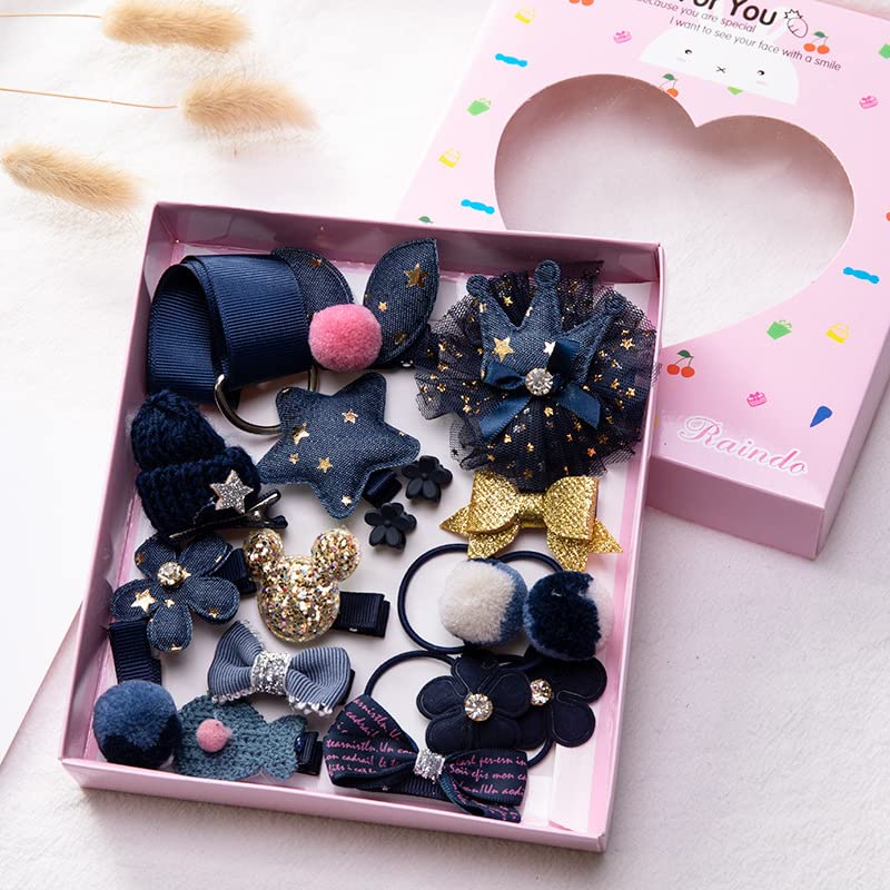 18 Pcs Hair Accessories Combo Set