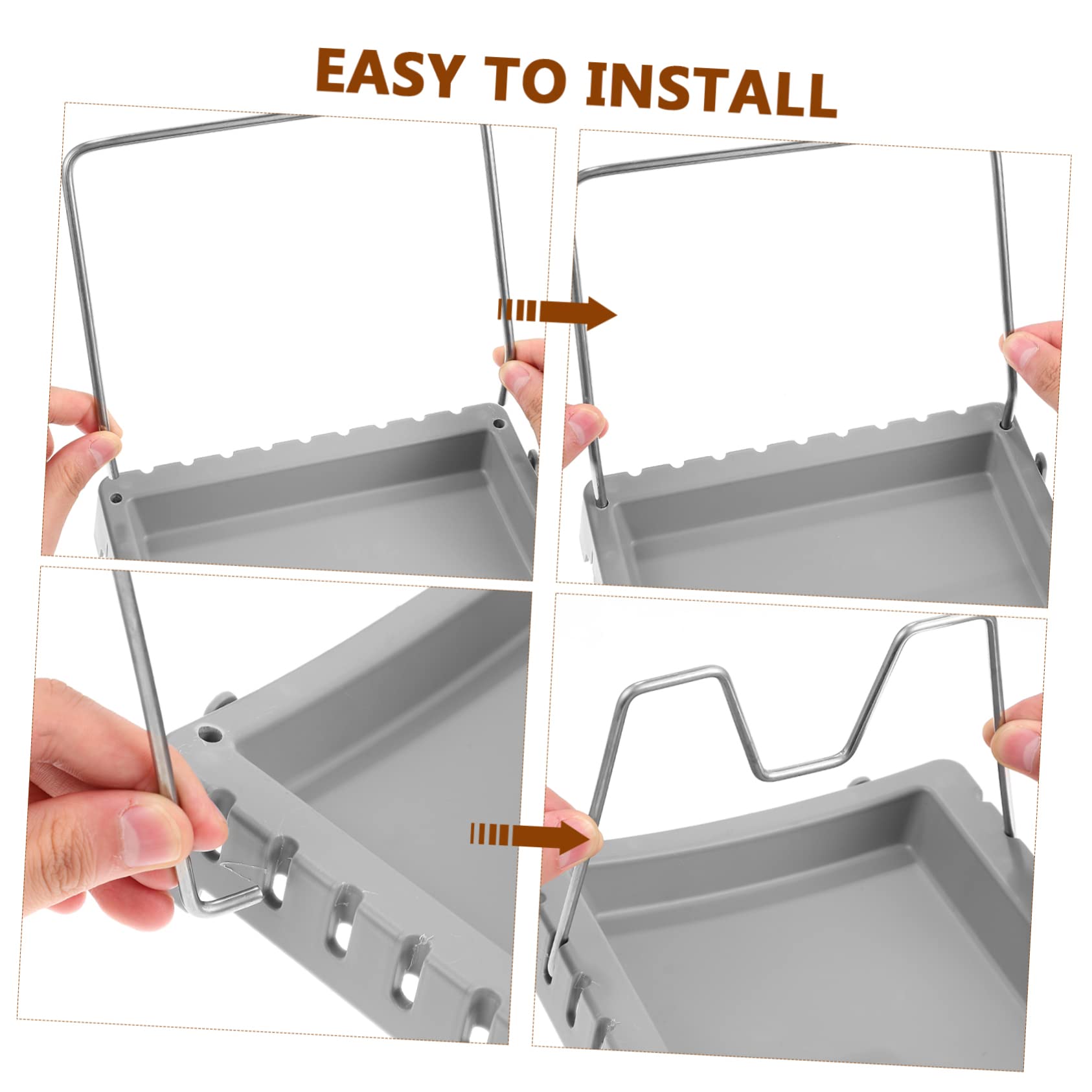 ULTECHNOVO 2 Piezas Rejilla Para Tapas De Ollas De Soporte Para Tapas De Ollas De Cocina Organizador Para Encimera Para Almacenar y Cucharas La Cocina