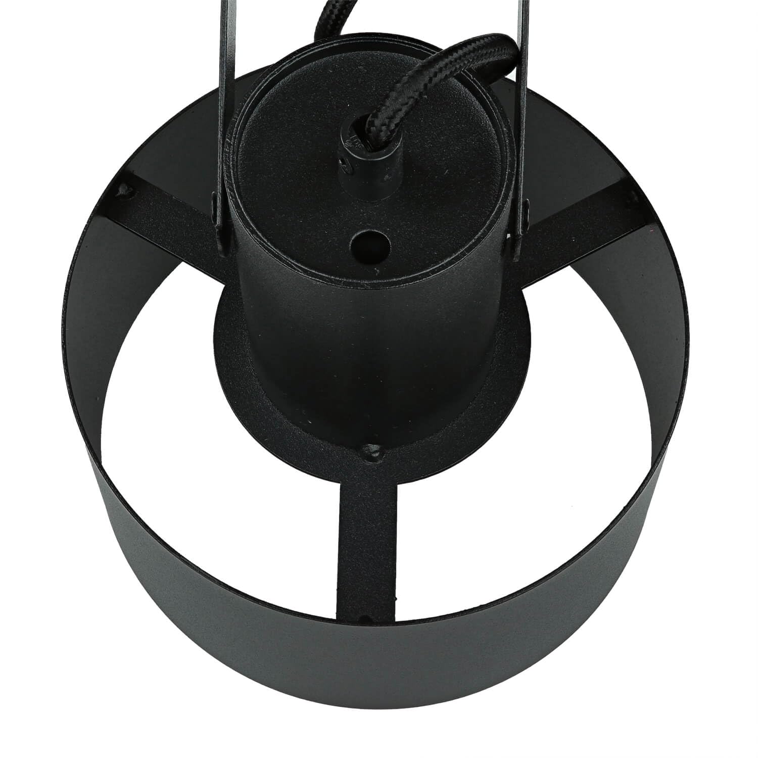 Faretto da parete per interni in acciaio nero E27 stile industriale paralume mobile corridoio soggiorno lampada da parete applique orientabile