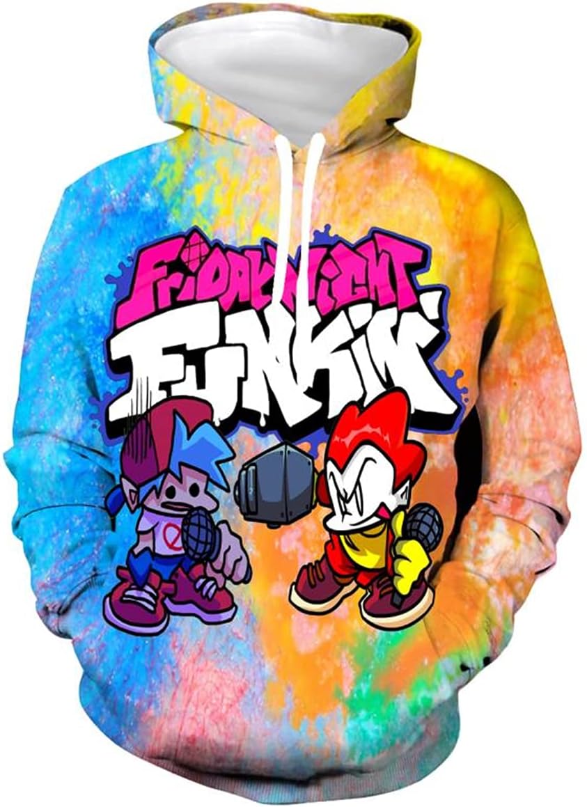 Friday Night 3D Printed Cosplay Hoodie Sweatershirt