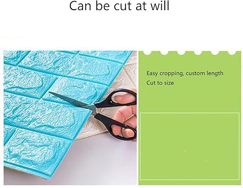 Miniatura 6 de Paneles de pared 3D adhesivos de pared autoadhesivos, paneles de pared blancos de 27.6 x 27.6 in para decoración de pared interior