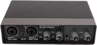 Live Sound Card, Professional Digital Mixing USB Live Broadcast Sound Card Mixer, Sound Mixer Board for Live Streaming Podcast Singing on Cell Phone Computer