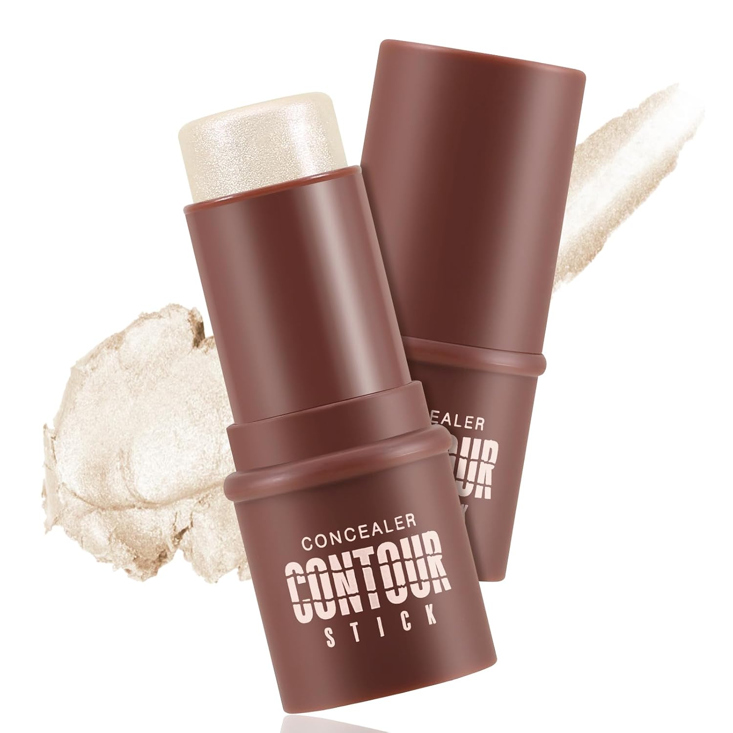 Boobeen Cream Contour Stick, Blendable Matte Bronzer Stick, Multi-Use Face Makeup, Easy to Apply with Buildable Coverage, Long Lasting & Sweatproof