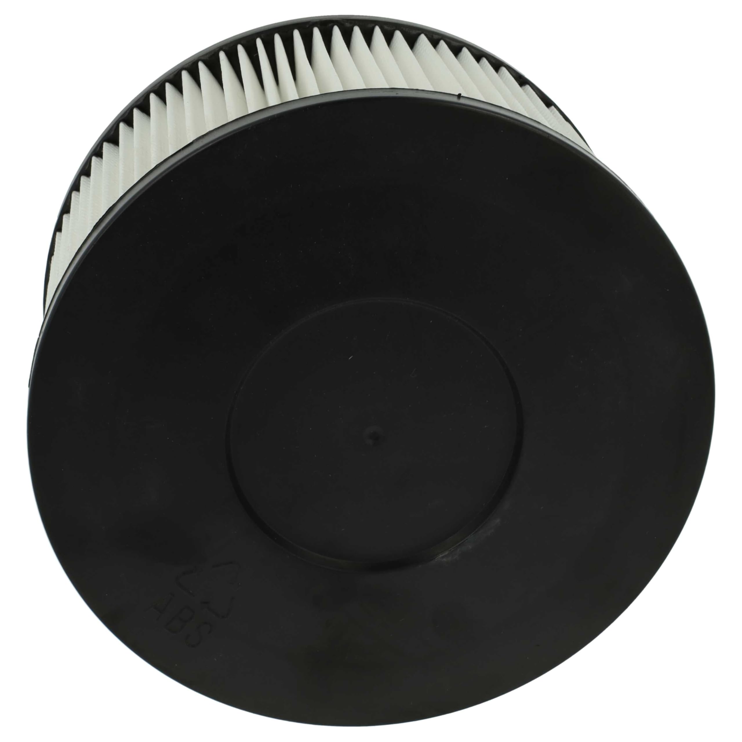 vhbw 8x filtre compatible avec Bikain DI1200 INOX aspirateur de cendres - filtre HEPA noir/blanc