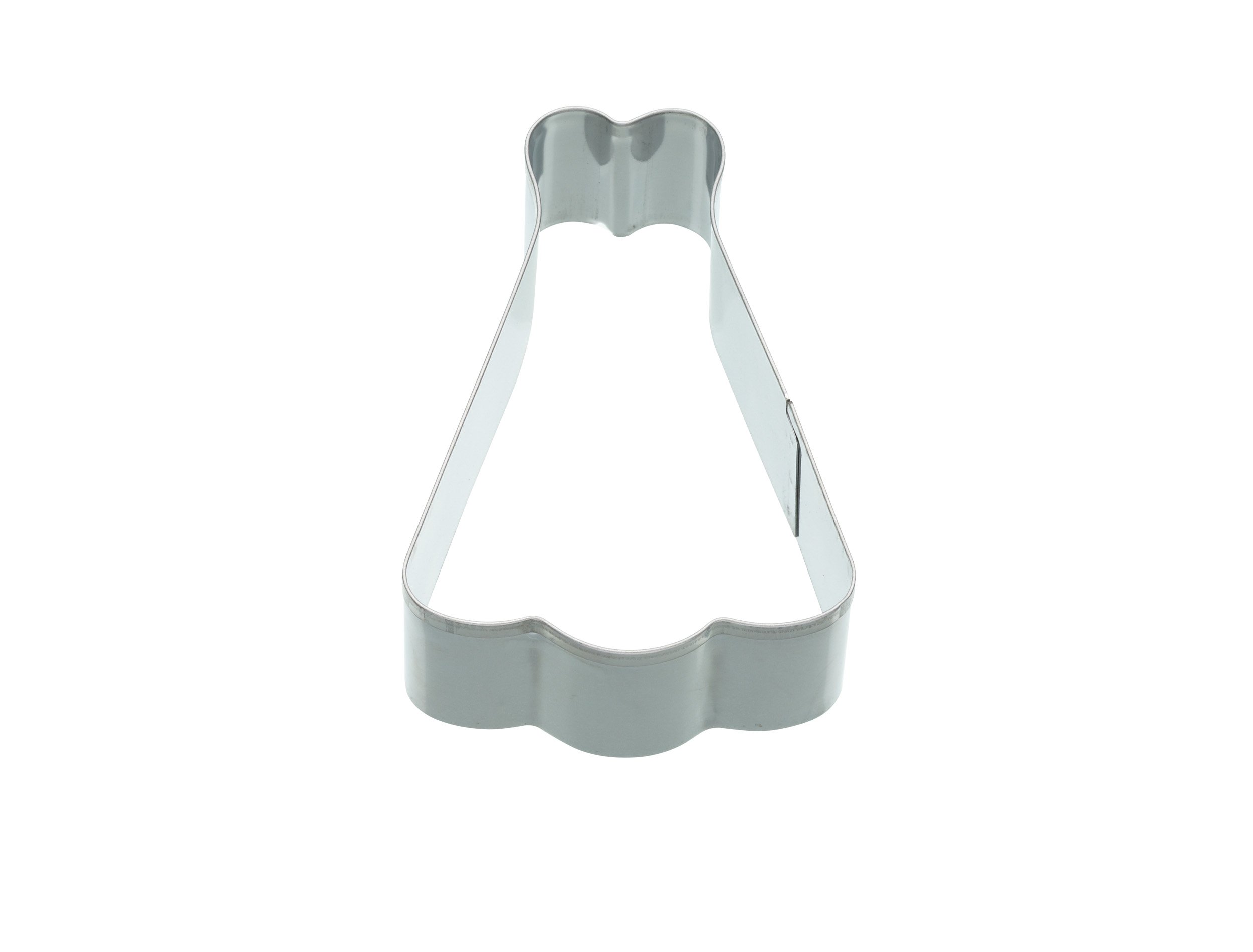 Kitchen Craft Keksausstecher Kleid 9cm aus Metall in Silber, 28 x 28 x 30 cm
