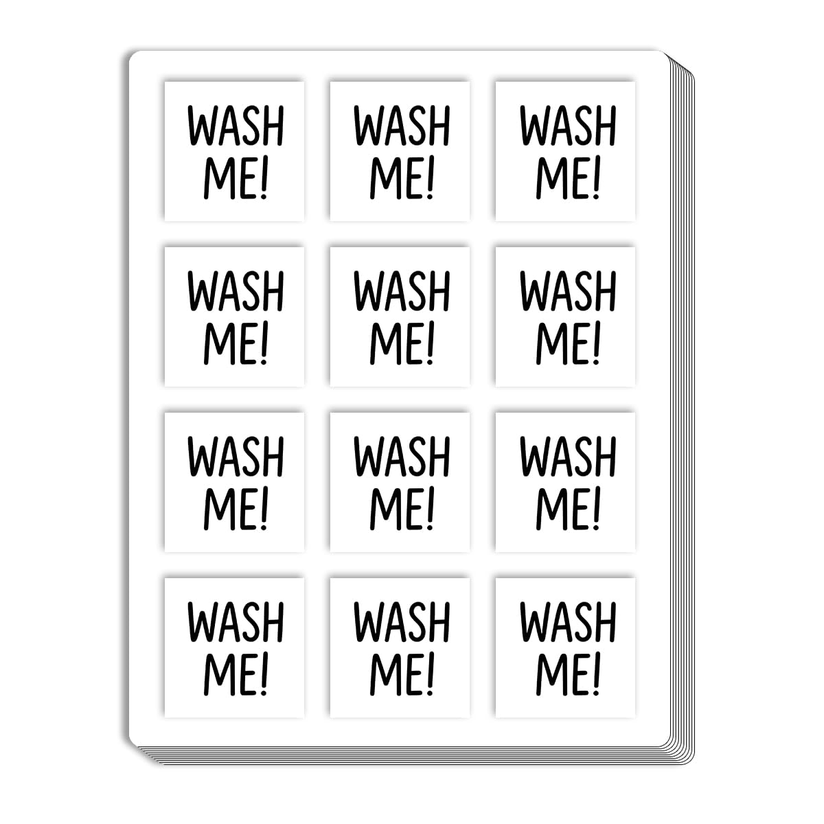 Autocollants transparents Wash me Egg (lot de 120 pièces de 1,3 cm) pour tous loisirs créatifs