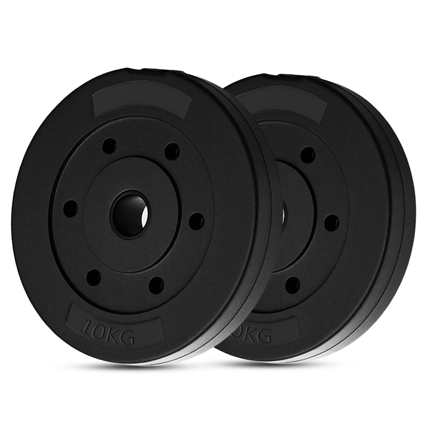 Set Piastre Pesi In Cemento Da 20kg-30kg - Per Bilancieri E Home Fitness