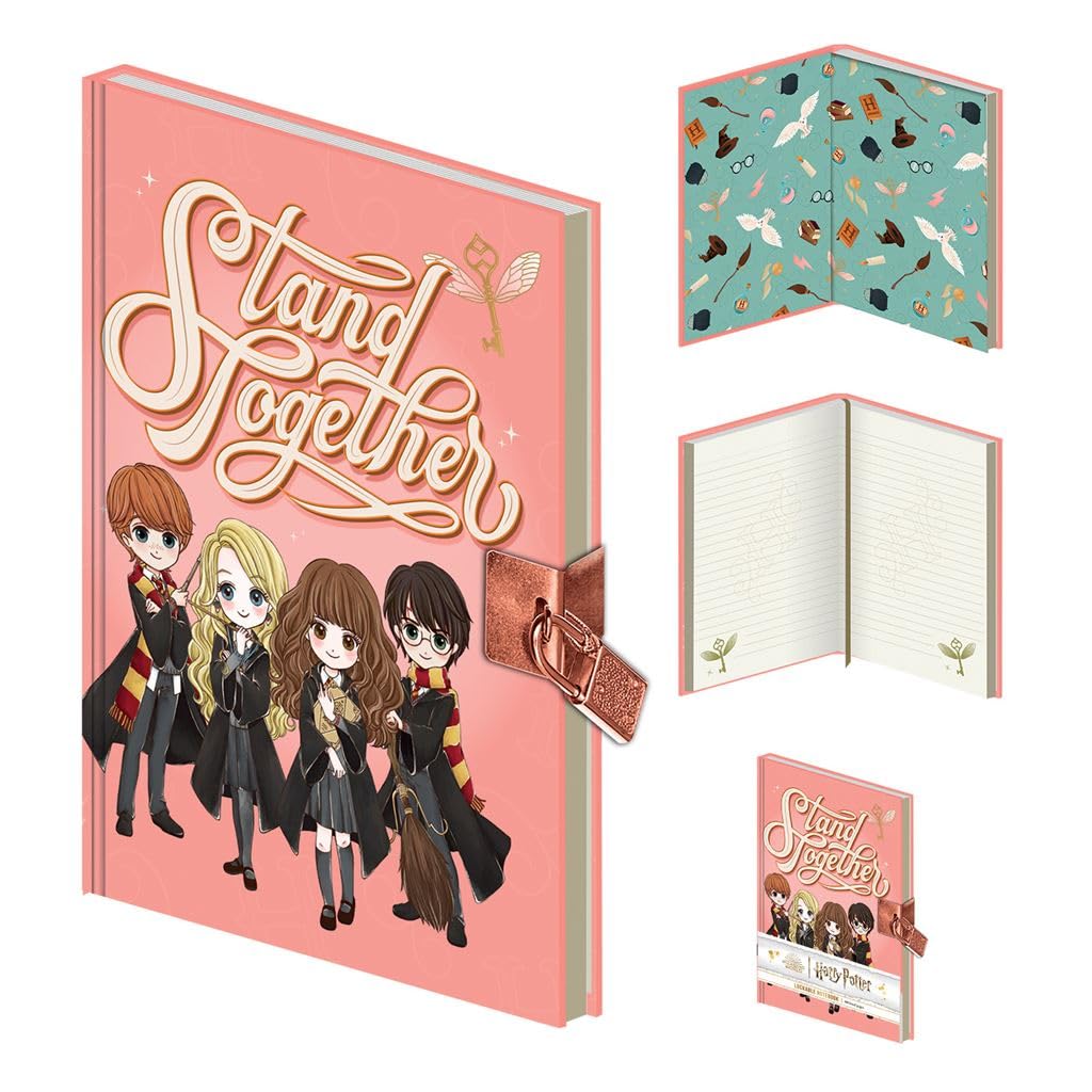 Carnet de notes Harry Potter manga avec cadenas pour écrire ses secrets - 2