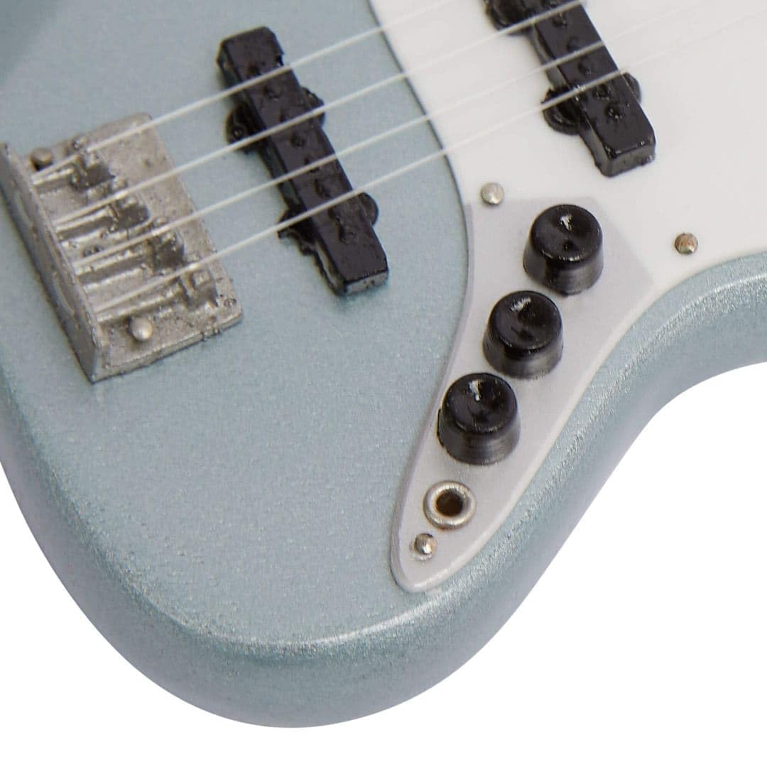 Adam Clayton (U2) Bass - Guitarra en miniatura - Regalos musicales - Adorno hecho a mano