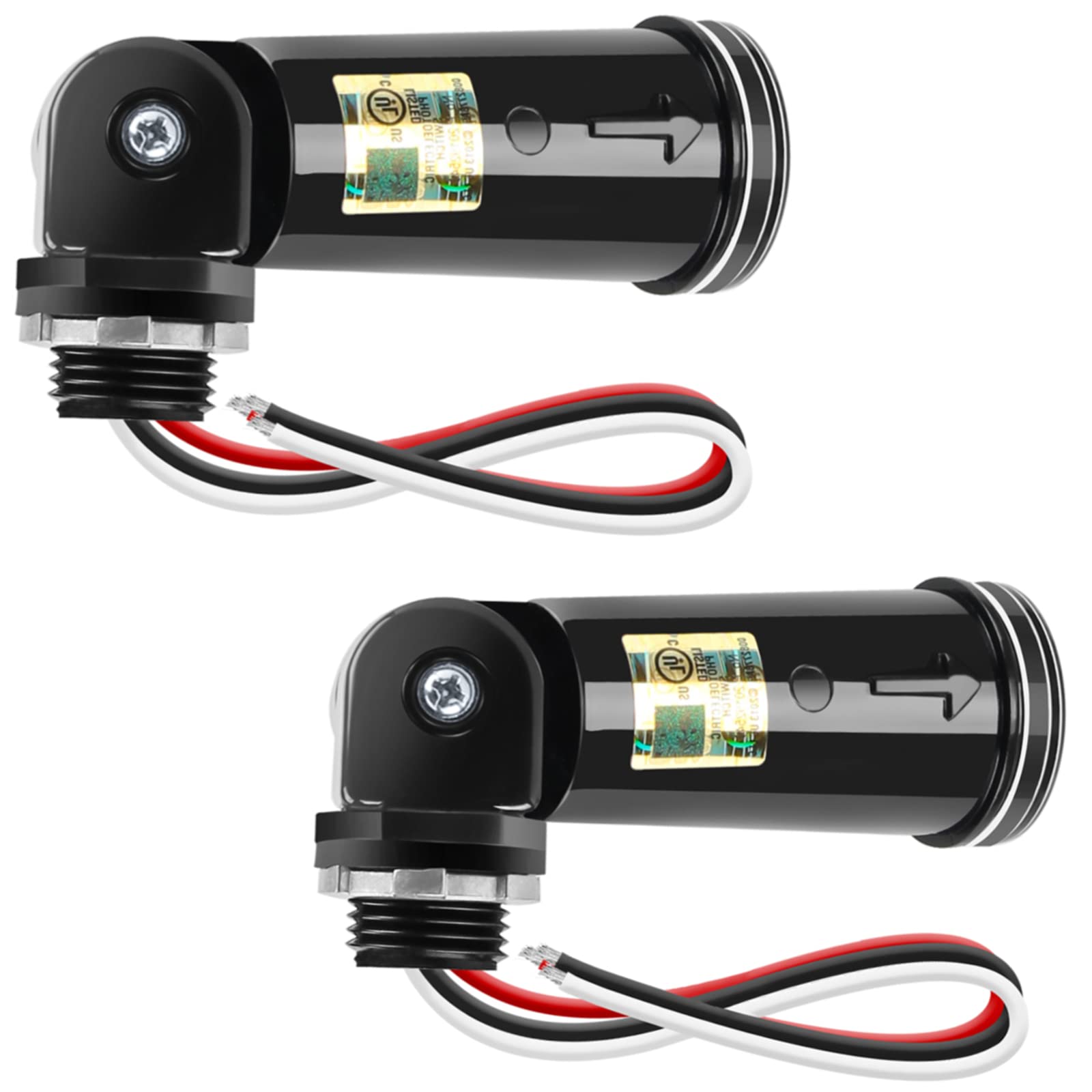 Buy 2 Pack Photoelectric Switch, UL Listed Photocell Sensor Switch