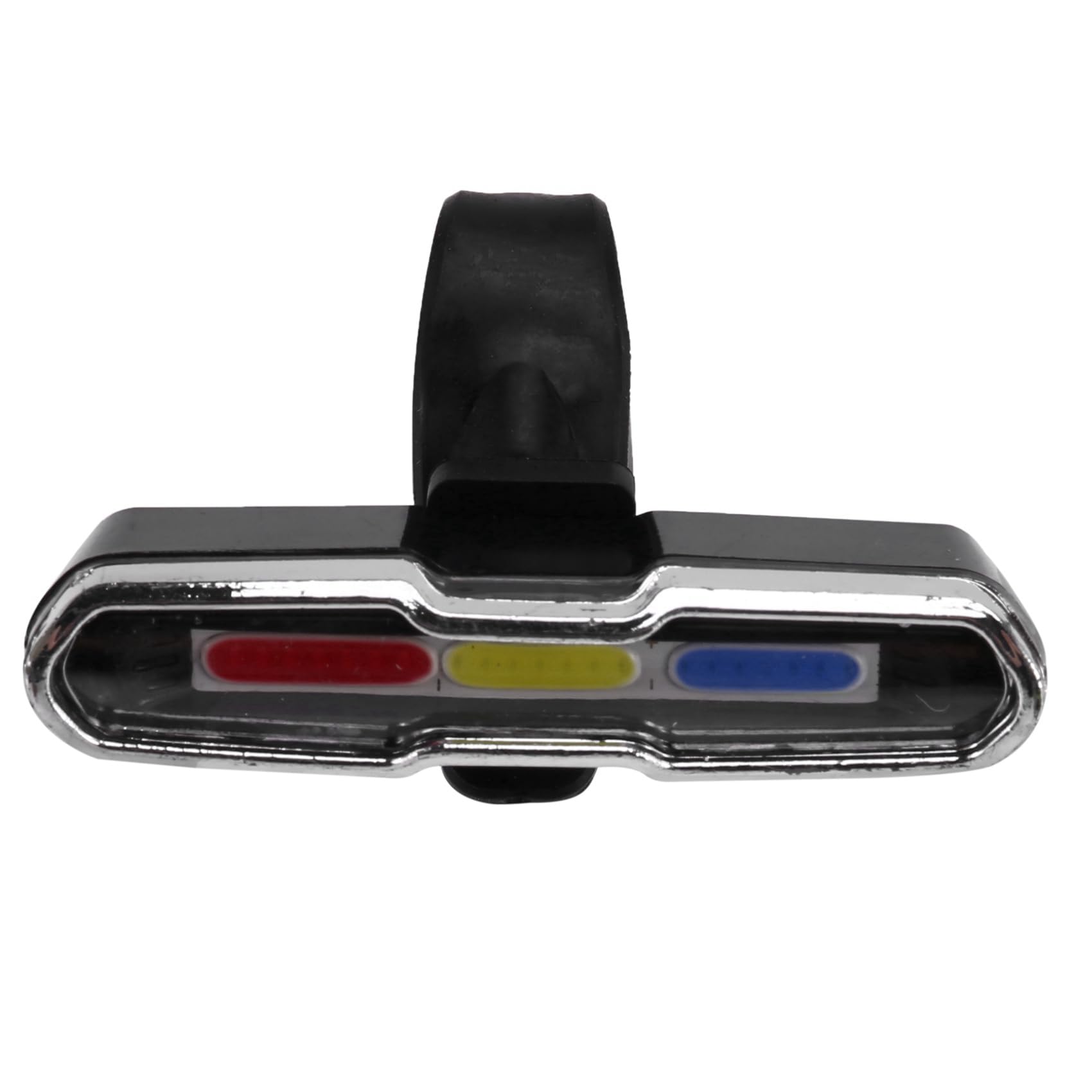 20X Feu Arriere de Velo Rechargeable USB Batterie au Lithium LED Velo Feu Arriere Lampe de Casque de Velo Support de Lampe de Velo Rouge-Blanc-Bleu Couleur de Lampe