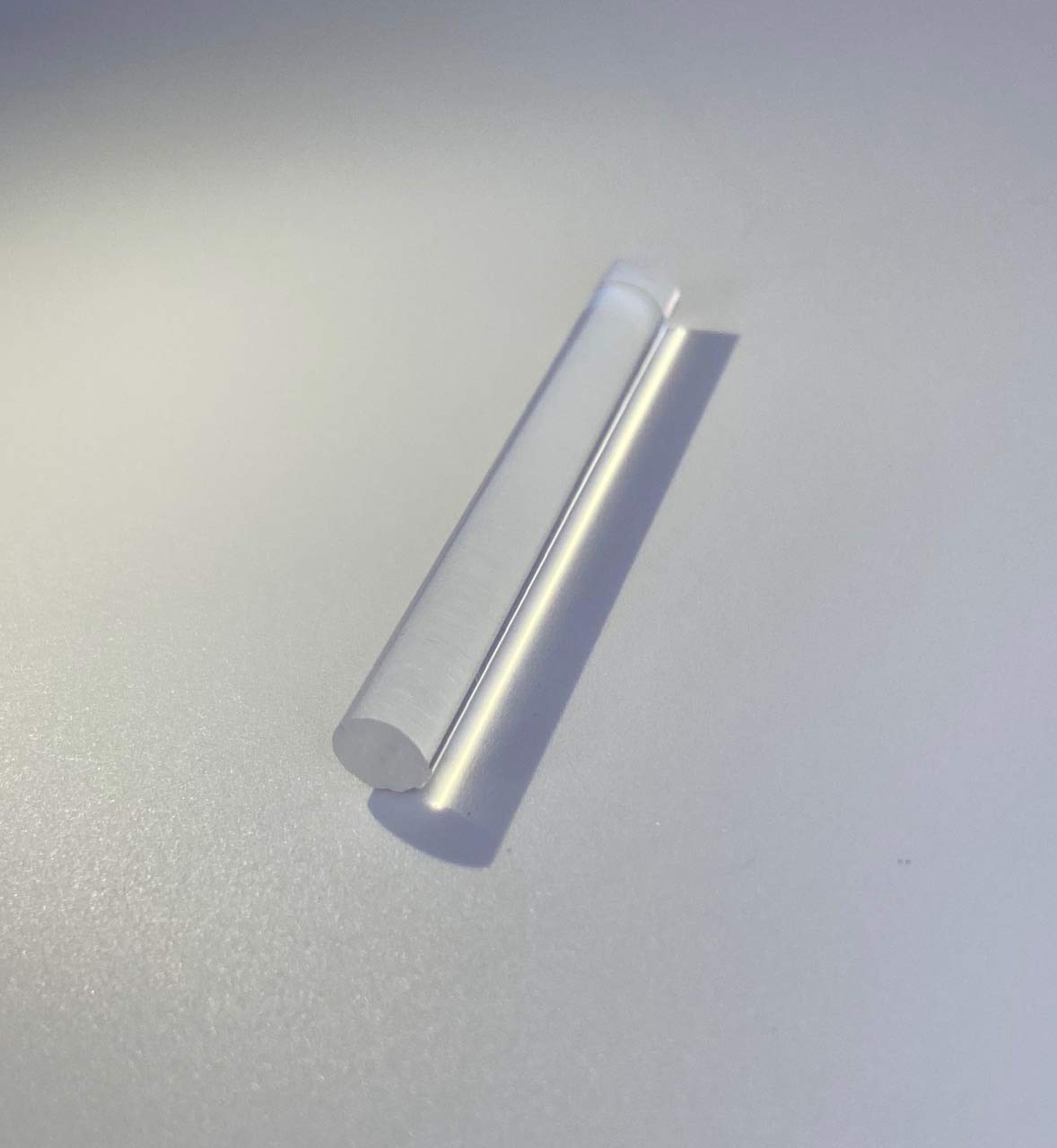 PLAST ZONE - Barra tonda trasparente in plexiglass, lunghezza barra 1 METRO (diametro 25mm)