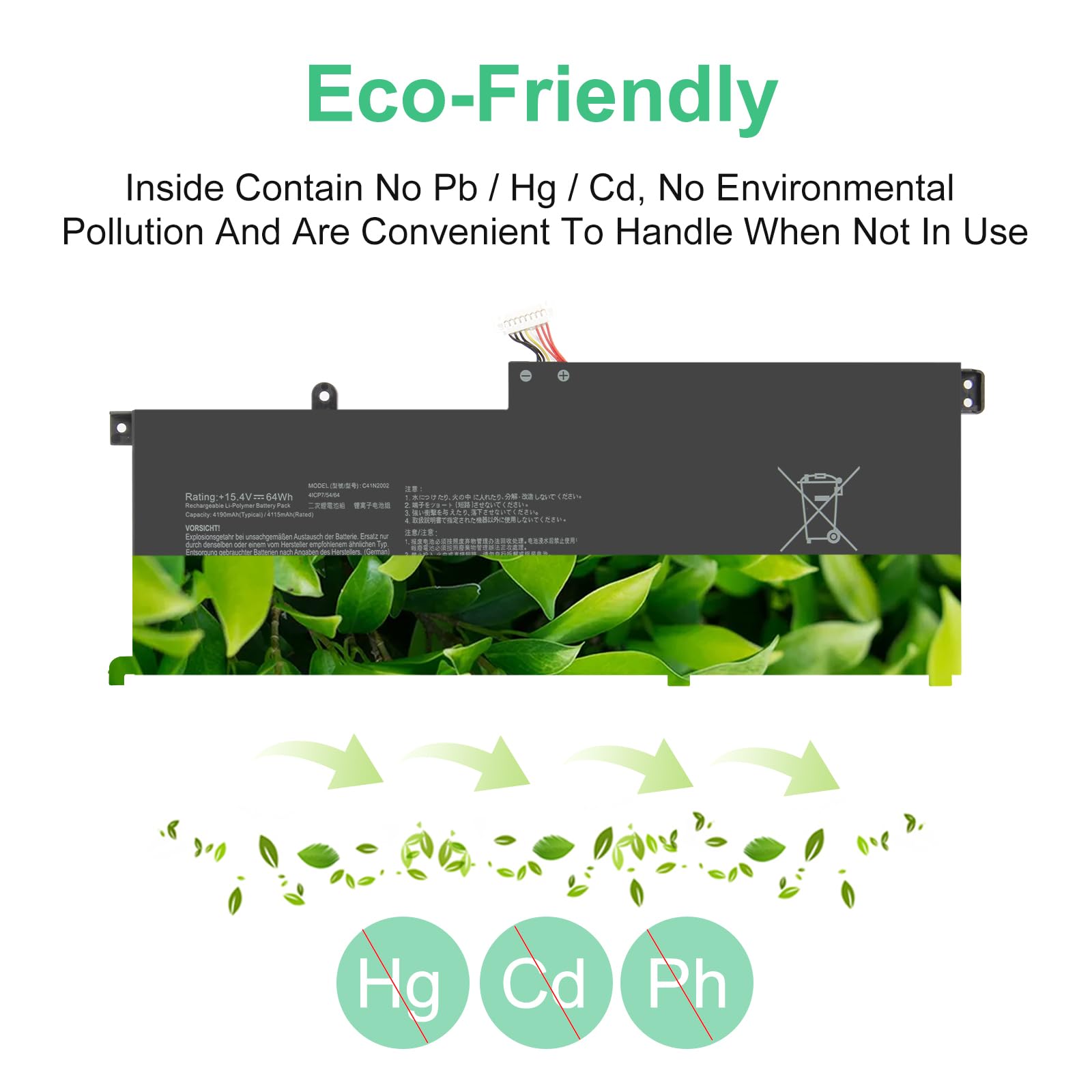 Batteria Sostitutiva Per ASUS ZenBook Pro 15 UX535 UX564 | C32N2002 | 11.55V | Garanzia 1 Anno