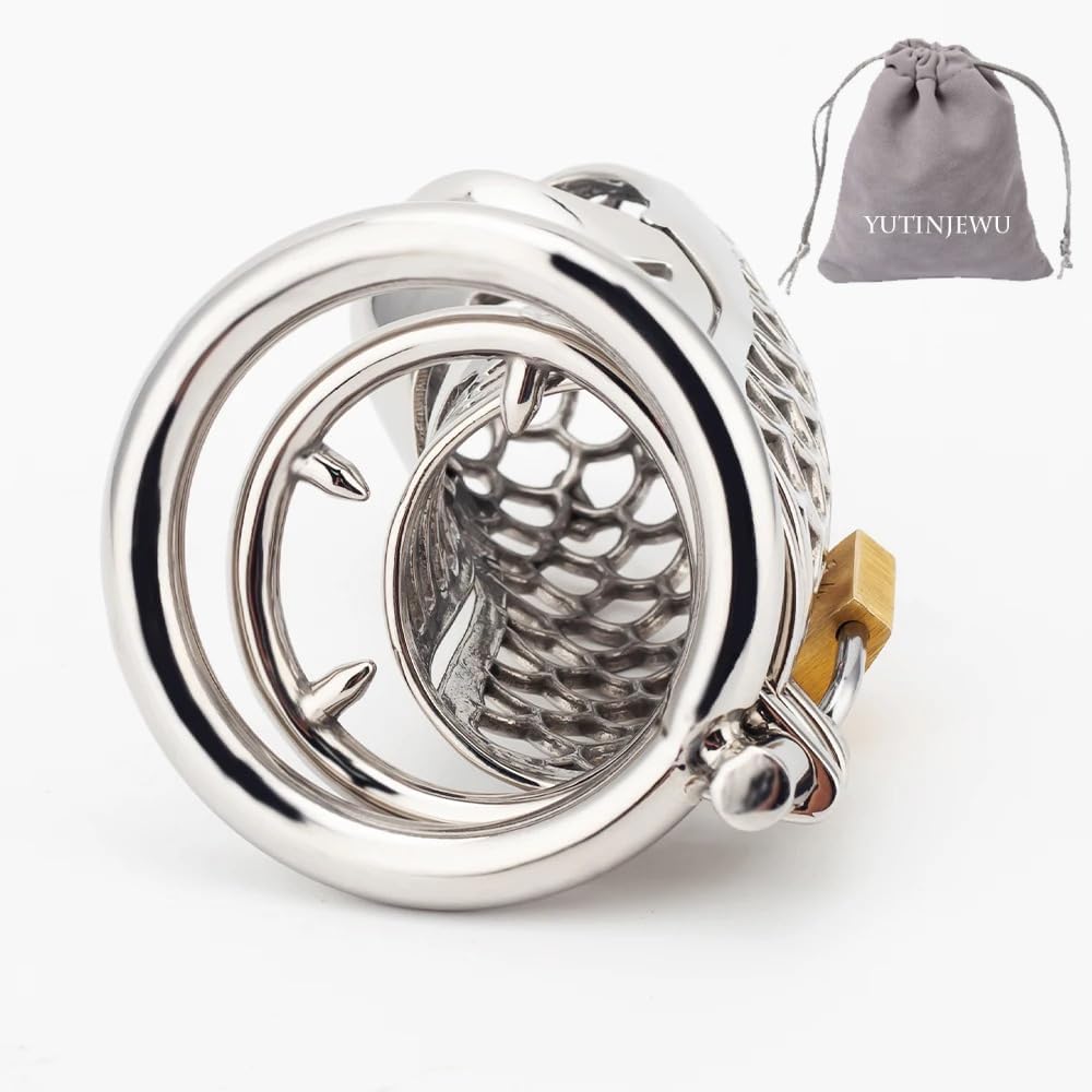 Stainless Steel Chastity Cage Male Chastity Device Metal Cock Cage Sex Toys for Men