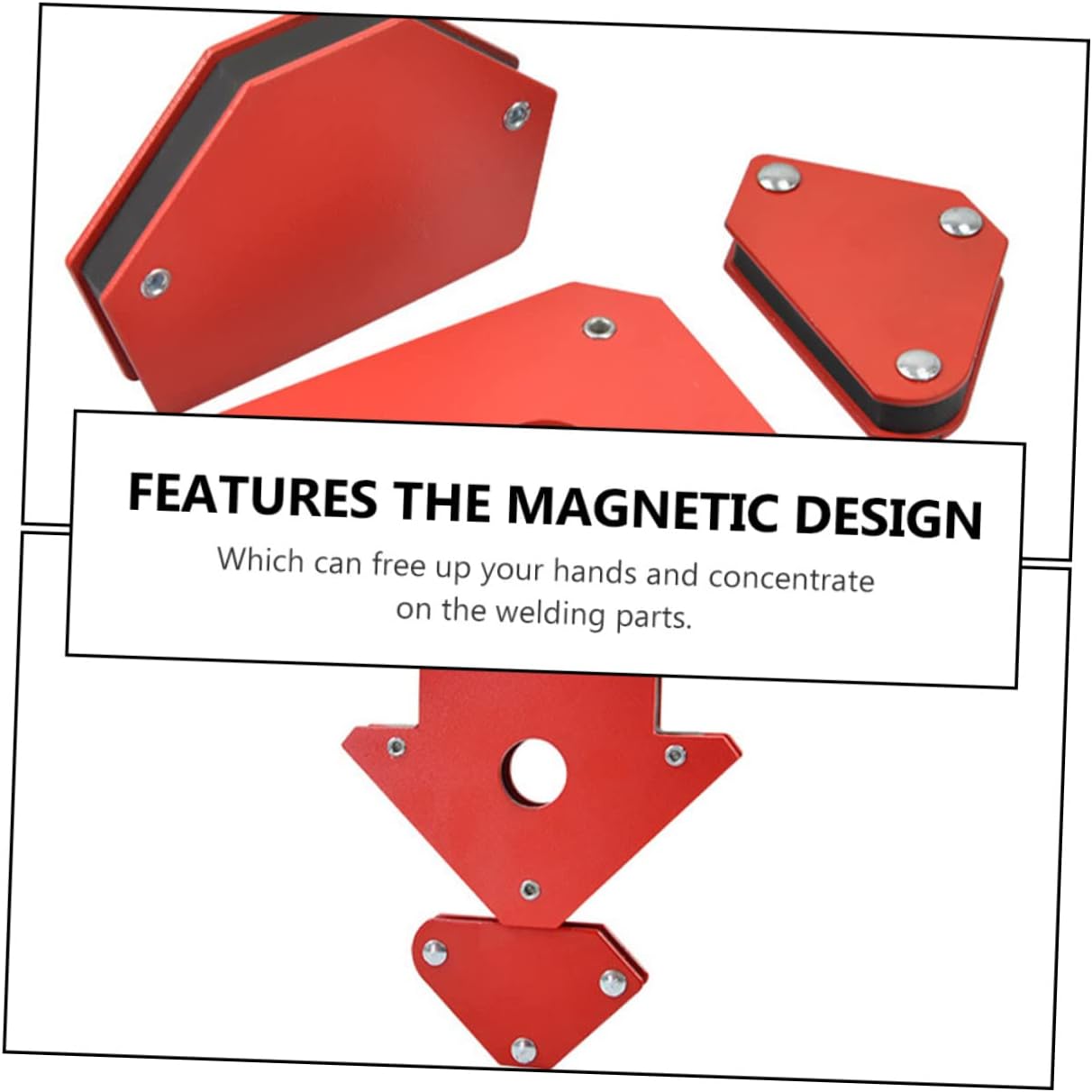 6pcs Magnetic Welding Holder Multi-angle Fixator for Precise Welding Positions High-carbon Material Convenient Design for Efficient Projects