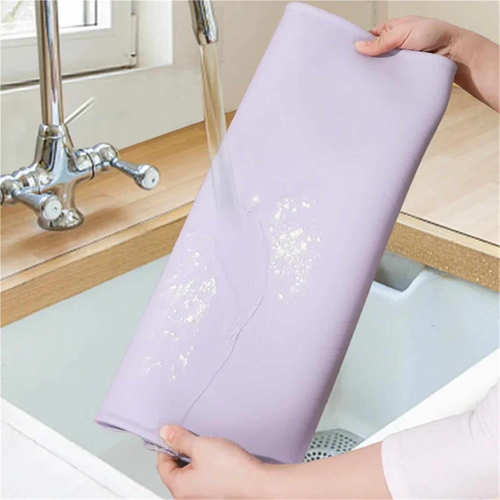 Rutschfeste Backunterlage Antihafte Verdickte, antihaftbeschichtete Silikon-Backmatte for Küche, Pizza, Nudeln und Teig – ideal for Kneten Backen(60x80cm)