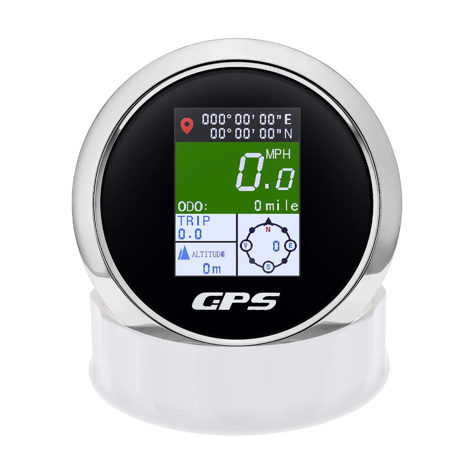 Motorbike Speedometer 52mm/85mm Screen Speed Gauge Digital GPS Speedometer Mph Knot Km/h GPS Antenna For Motorcycle Marine Boat Car 12V 24V