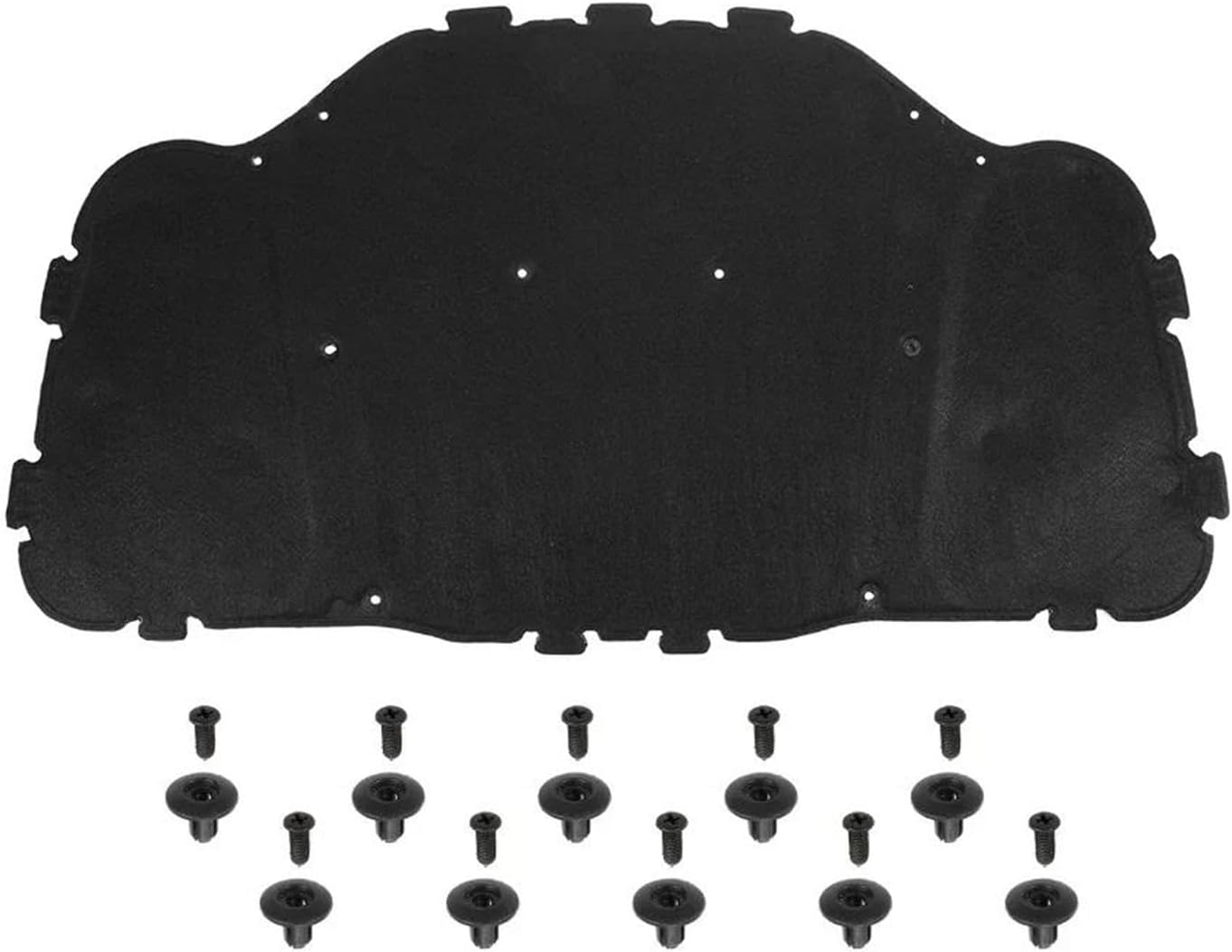 Engine Heat Insulation Pad For BMW E60 E61 525i 528i 530i 51487148208 Car Front Engine Hood Insulation Cotton Pad Engine Hood Sound Pads